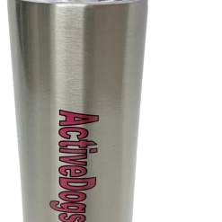 ActiveDogsCom Logo Personalized Stainless Steel Tumbler W/ Metal Straw 20oz