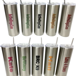 ActiveDogsCom Logo Personalized Stainless Steel Tumbler W/ Metal Straw 20oz -Puppy`s Store 000017 3 full 89328.1655118327