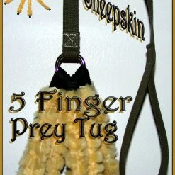5 Finger Sheepskin Tug -Puppy`s Store 002105 28386.1638911404