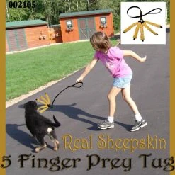 5 Finger Sheepskin Tug -Puppy`s Store 002105ad3 13031.1638911408