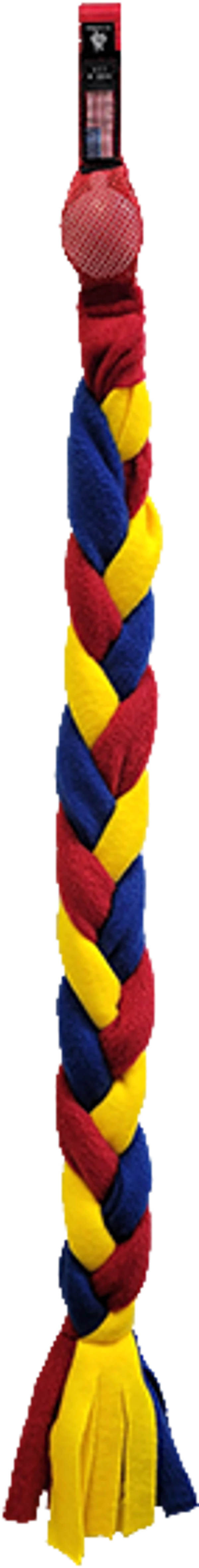 Braided Fleece Tug W/Squeaker Motivation 3 Braided Fleece Tug W/Squeaker Motivation - Image 3