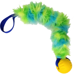 Fur Bungee W/Foam Ball Tug