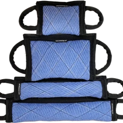 Blue Herringbone Jute Tugs