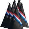 IGP/IPO Telescoping 8' USA Protection Blind - Set Of 6