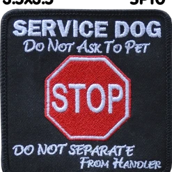 Embroidered Specialty Service Dog Patches -Puppy`s Store 10 full 41049.1650278757