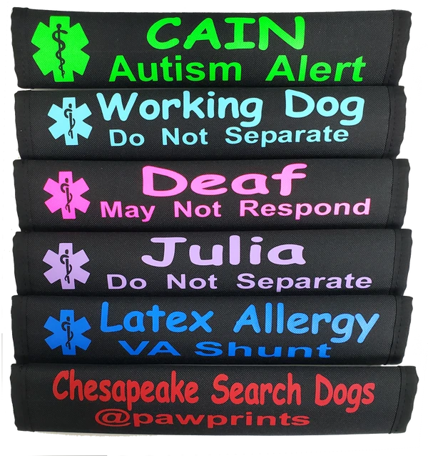 Custom Text Medical Alert Padded Seat Belt Cover 1 Custom Text Medical Alert Padded Seat Belt Cover