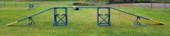 Agility PVC Deluxe Double Dog Walk Bases W/Side Ramps -Puppy`s Store 350789 15 22182.1663686978