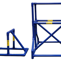 Agility PVC Deluxe Double Dog Walk Bases W/Side Ramps -Puppy`s Store 350789 5 63708.1664381568