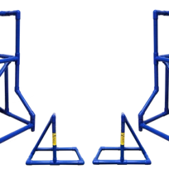 Agility PVC Deluxe Double Dog Walk Bases W/Side Ramps -Puppy`s Store 350789 9 83523.1664381568