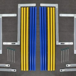 Agility Competition Weave Poles - Plus 2x2 Training System -Puppy`s Store 350794 12 2 59019.1660249356