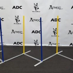 Agility Competition Weave Poles - Plus 2x2 Training System -Puppy`s Store 350794 6 2 59557.1660249351