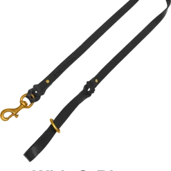 Braided Leather Schutzhund Trial Dog Leash 3/4" X 4' -Puppy`s Store 401717O full 67381.1638911410