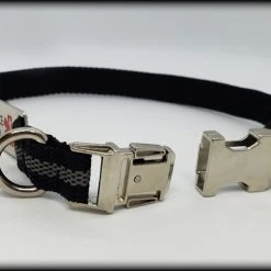 Reflective Service Dog Collar W/Chrome Service Dog ID Tag -Puppy`s Store 407023 10 full 77359.1638911500