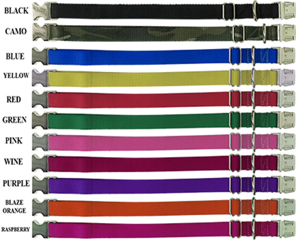 Personalized ID Nylon Dog Collar - 1" 13 Personalized ID Nylon Dog Collar - 1" - Image 13