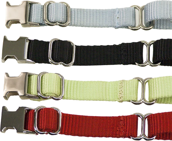 2 Way Adjustable Martingale Dog Collar - 5/8" - Nylon 7 2 Way Adjustable Martingale Dog Collar - 5/8" - Nylon - Image 7