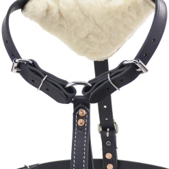 Padded Leather Harness W/ Sheepskin Lining -Puppy`s Store 407080 10 full 81298.1638911353