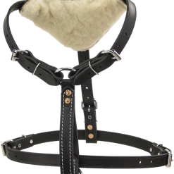 Padded Leather Harness W/ Sheepskin Lining -Puppy`s Store 407080 11 full 05664.1638911359