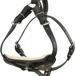 Padded Leather Harness W/ Sheepskin Lining -Puppy`s Store 407080 7 full 98555.1638911350