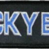 Custom Name Collar Patch 2x6
