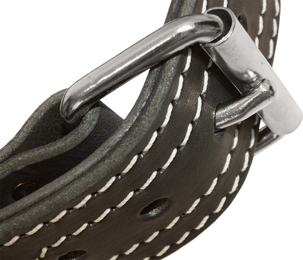 Leather Dog Collar With Handle 2" 6 Leather Dog Collar With Handle 2" - Image 6