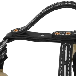 Reflective Sheepskin-Lined Leather Dog Harness -Puppy`s Store 40708REF 6 full 07884.1638911409