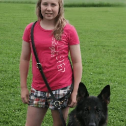 Ultimate Leather Hands Free Dog Leash 6' -Puppy`s Store 407503 4 full 01295.1638911422