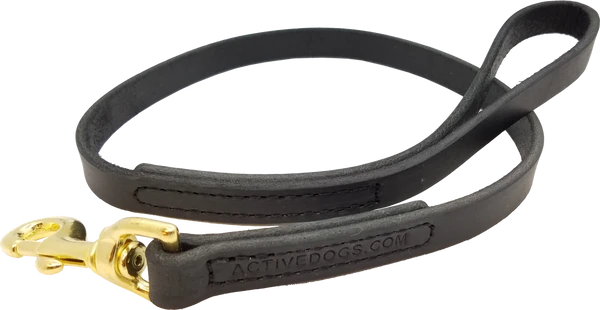 Military Spec Leather Dog Leash 3/4" 1 Military Spec Leather Dog Leash 3/4"