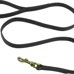 Military Spec Leather Dog Leash 3/4" 9 Military Spec Leather Dog Leash 3/4" -Puppy`s Store 408174BK full 24002.1638911416
