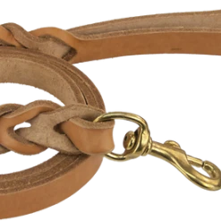 CaliberDog Braided Leather Leash 5.5' -Puppy`s Store 424282 3 full 58724.1638911441
