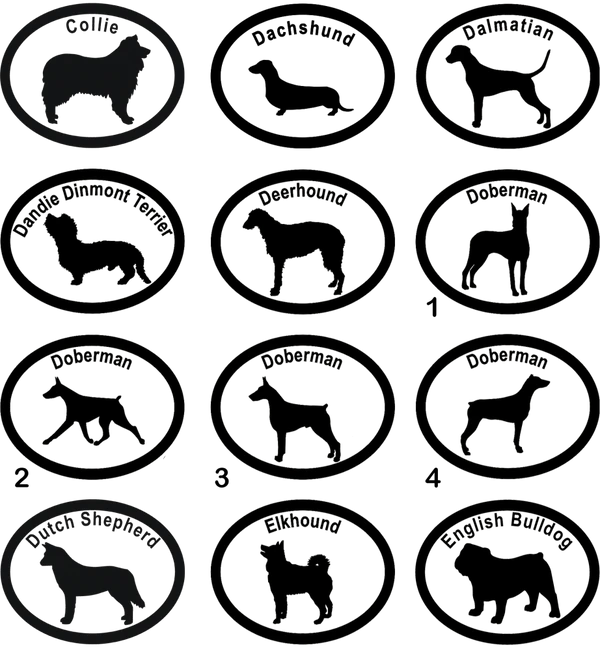Dog Breed Specific Decals 7 Dog Breed Specific Decals - Image 7