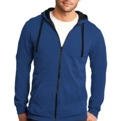 Custom Logo Embroidered Hoodie -Puppy`s Store 5718 DeepRoyal 1 DT800DeepRoyalModelFront2 337W 61674.1644234012