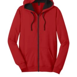 Custom Logo Embroidered Hoodie -Puppy`s Store 5718 NewRed 5 DT800NewRedFlatFront 337W 10842.1644234012