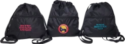 Custom Logo/Text Bag - Draw Cord Knapsack -Puppy`s Store 58210 3 61602.1649665912