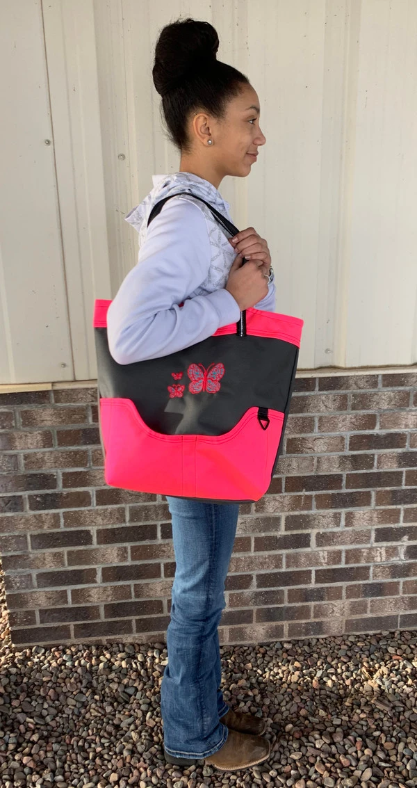 Custom Graphic Logo/Text 2-Tone Tote Bag 11 Custom Graphic Logo/Text 2-Tone Tote Bag - Image 11