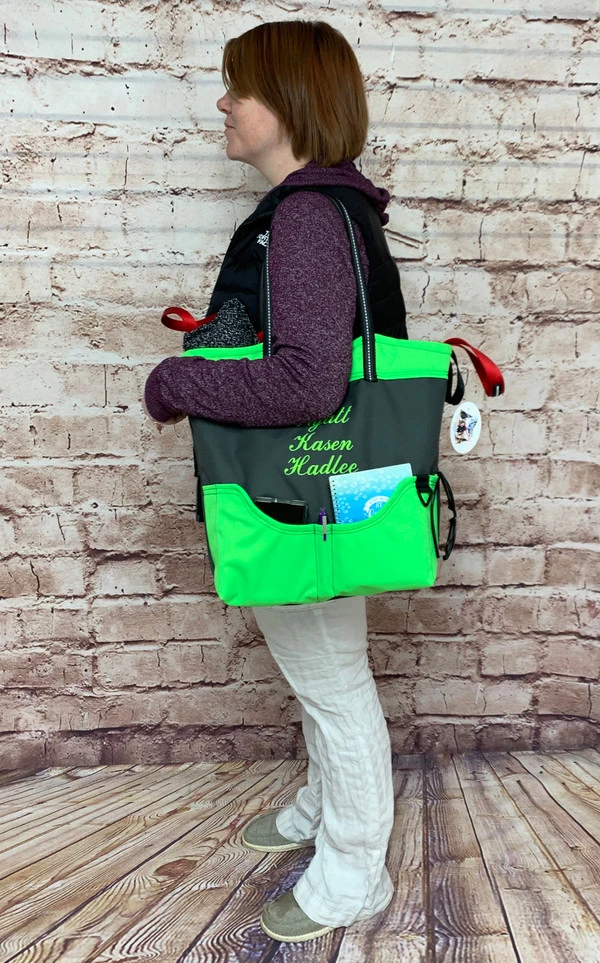 Custom Graphic Logo/Text 2-Tone Tote Bag 7 Custom Graphic Logo/Text 2-Tone Tote Bag - Image 7