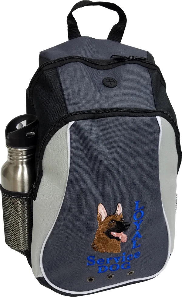 Embroidered Service Dog Backpack 1 Embroidered Service Dog Backpack