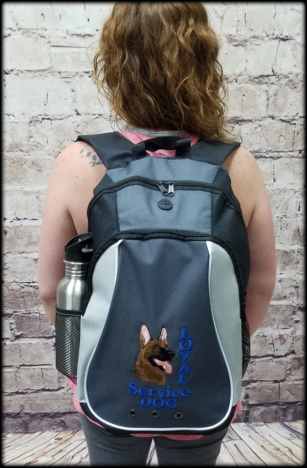 Embroidered Service Dog Backpack 2 Embroidered Service Dog Backpack - Image 2
