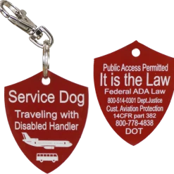 Service Dog Engraved Travel ID Tag -Puppy`s Store 701213 25 full 34519.1644842129