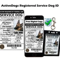 2pk Service Dog Photo ID Card + 2 Carriers + Free Registration + Digital Copy For Airline Travel -Puppy`s Store 701221 101 Ad 81893.1656416633.1280.1280 50694.1673628351