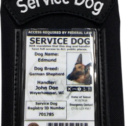 Clip-On Service Dog ID Pouch -Puppy`s Store 701228 10 full 07344.1638911515