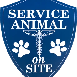 Engraved Service Animal Sign -Puppy`s Store 701231B full 19018.1638911405