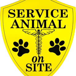 Engraved Service Animal Sign -Puppy`s Store 701231Y full 44911.1638911416