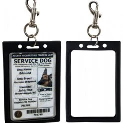 ActiveDogs Registered Service Dog ID Card + 3 Key Tag Cards + Clip-On Carrier + Free Digital Copy -Puppy`s Store 701242 6 full 37529.1638911519