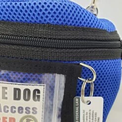 Spacer Mesh Clip-On Back Bag W/ Clear Window -Puppy`s Store 703106 4 full 53108.1638911508