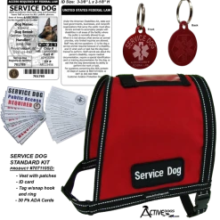 Standard Service Dog Vest Starter Kit