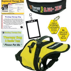 Deluxe Therapy Dog Vest Starter Kit