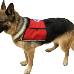 Custom Logo/Text Service Dog Starter Cape W/ Zipper Pockets -Puppy`s Store 707511 4 full 41046.1644616429