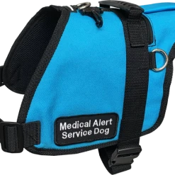 Padded Harness Vest With Zippered Pocket