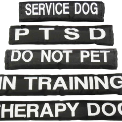 Embroidered Leash Wrap & Chest Strap Cover