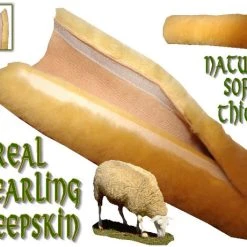 Real Sheepskin Chest & Girth Strap Cover -Puppy`s Store 707543 4 full 78441.1638911367